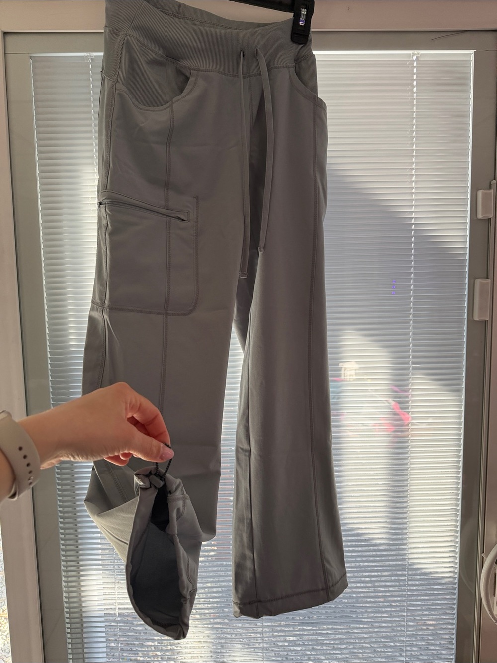 Petite Gray XS Scrub Pants